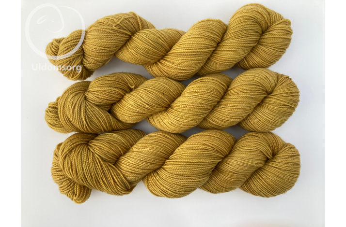 Sokkegarn/Belle de Boskoops guld side