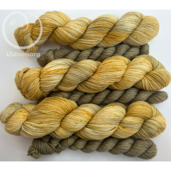 Sokkegarn/L�rkespore med olive