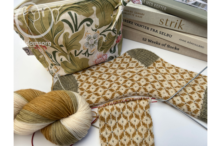 WM projekttaske med garn