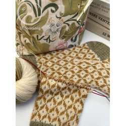 WM projekttaske med garn