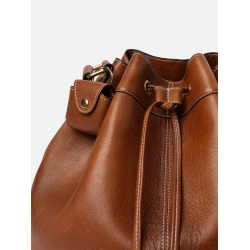 Project 20/Bucket bag i walnut/gold