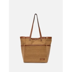 Project 21/Skuldertaske i walnut/gold