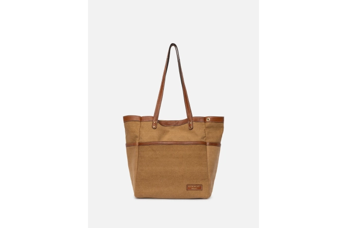 Project 21/Skuldertaske i walnut/gold